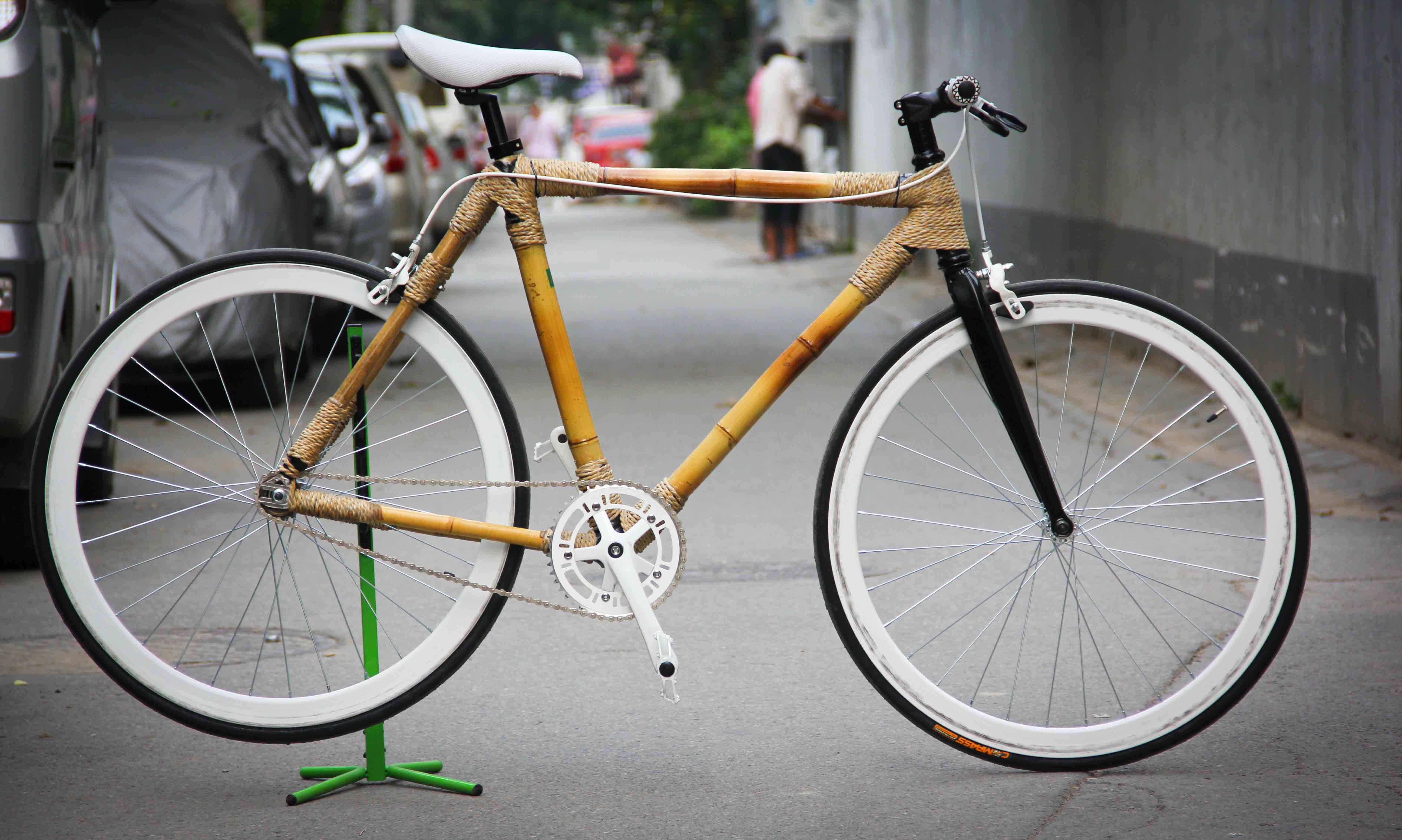 Bamboo bicycle